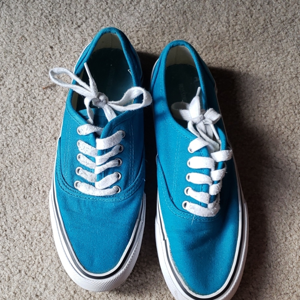 Blue Mossimo Canvas Shoes